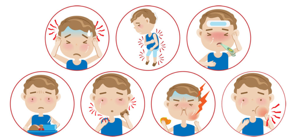 Фото: Симптомы эпидемического паротита